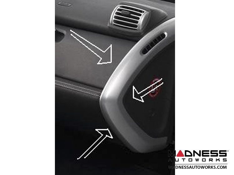 smart fortwo Interior Parts - 451 model - Dash Corner Piece - Drivers Side